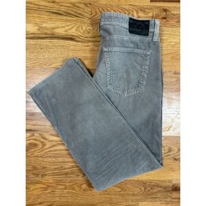AG Adriano‎ Goldschmied Corduroy Pants Mens 36x31 Gray The Graduate Tailored Leg